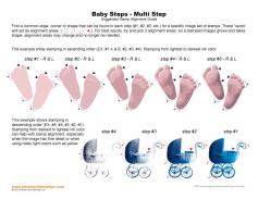 Baby Steps Multi Step Stamp Alignment Guide