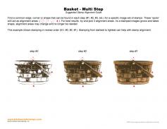 Basket Multi Step Stamp Alignment Guide