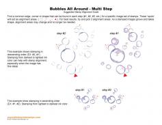 Bubbles All Around Multi Step Stamp Alignment Guide