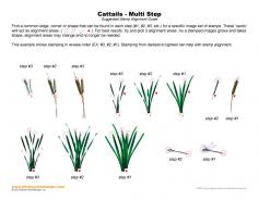 Cattails Multi Step Stamp Alignment Guide