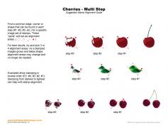 Cherries Multi Step Stamp Alignment Guide