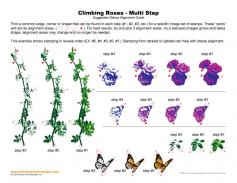 Climbing Roses Multi Step Stamp Alignment Guide