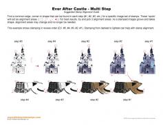 Ever After Castle Multi Step Stamp Alignment Guide