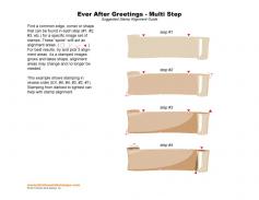Ever After Greetings Multi Step Stamp Alignment Guide