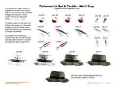 Fishermans Hat and Tackle Multi Step Stamp Alignment Guide