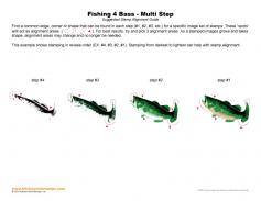 Fishing 4 Bass Multi Step Stamp Alignment Guide
