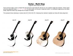 Guitar Multi Step Stamp Alignment Guide
