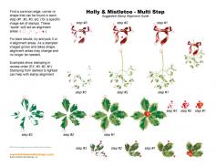 Holly and Mistletoe Multi Step Stamp Alignment Guide