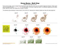 Honey Bunny Multi Step Stamp Alignment Guide