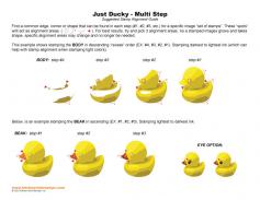Just Ducky Multi Step Stamp Alignment Guide