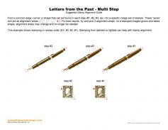Letters from the Past Multi Step Stamp Alignment Guide
