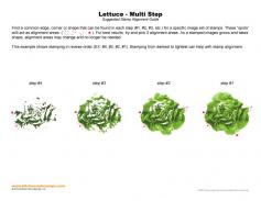 Lettuce Multi Step Stamp Alignment Guide
