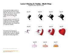 Love 4 Duck Teddy Multi Step Stamp Alignment Guide