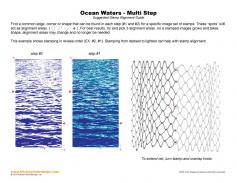Ocean Waters Multi Step Stamp Alignment Guide