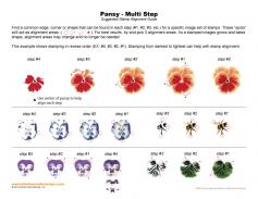 Pansy Multi Step Stamp Alignment Guide