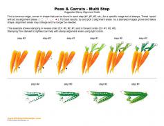 Peas and Carrots Multi Step Stamp Alignment Guide