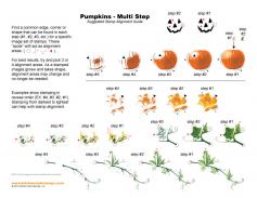 Pumpkins Multi Step Stamp Alignment Guide