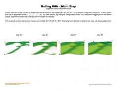 Rolling Hills Multi Step Stamp Alignment Guide