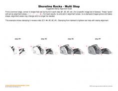 Shoreline Rocks Multi Step Stamp Alignment Guide