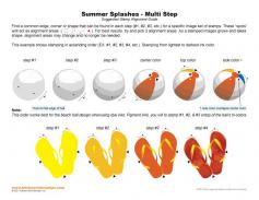 Summer Splashes Multi Step Stamp Alignment Guide