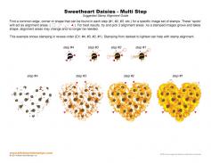 Sweetheart Daisies Multi Step Stamp Alignment Guide