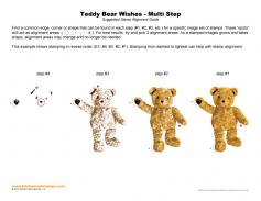 Teddy Bear Wishes Multi Step Stamp Alignment Guide