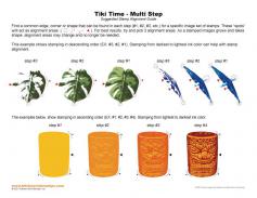 Tiki Time Multi Step Stamp Alignment Guide
