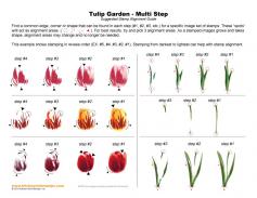 Tulip Garden Multi Step Stamp Alignment Guide