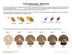Turkey Blessings Multi Step Stamp Alignment Guide