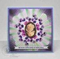 Mother's Cameo and Tulips Card