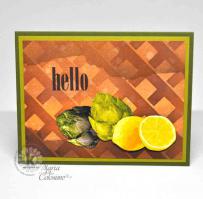 Lemons and Artichokes Hello cards