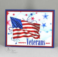 Happy Veterans Day Card - Kitchen Sink Stamps