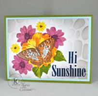 Daisy and STAMPtember - Ray of Sunshine - card