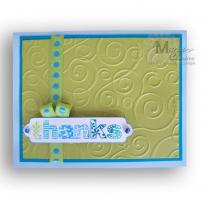 Playful Thank You Card - Kitchen Sink Stamps