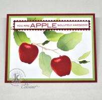 You're Apple-Solutely Awesome - Kitchen Sink Stamps