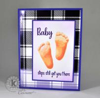 Baby Steps still get you there Card - Kitchen Sink Stamps