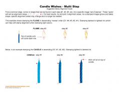 Candle Wishes Multi Step Stamp Alignment Guide