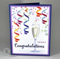 Congratulations card from Kitchen Sink Stamps