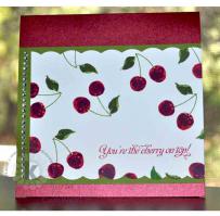 You are the Loaded Cherry on Top Card - Kitchen Sink Stamps
