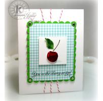 You are the Cherry on Top Card - Kitchen Sink Stamps