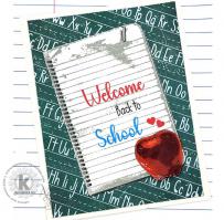 Welcome Back to School Card - Kitchen Sink Stamps