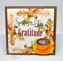 A Latte of Autumn Gratitude Card from Kitchen Sink Stamps