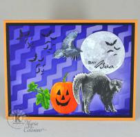 So Boo Halloween card - Kitchen Sink Stamps