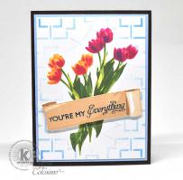  Tulips Card from Kitchen Sink Stamps