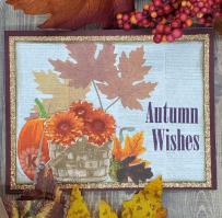 Autumn Basket Card - Kitchen Sink Stamps