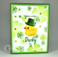 St Patrick's Day Lucky Ducky - Kitchen Sink Stamps
