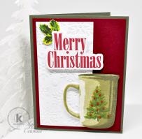 Christmas Tree Coffee Mug Card from Kitchen Sink Stamps