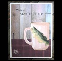 Fishing Coffee Mug Card from Kitchen Sink Stamps