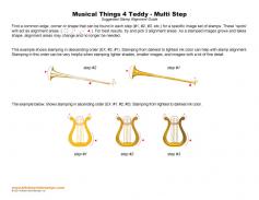 Musical Things 4 Teddy Multi Step Stamp Alignment Guide