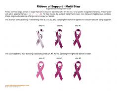 Ribbon of Support Multi Step Stamp Alignment Guide